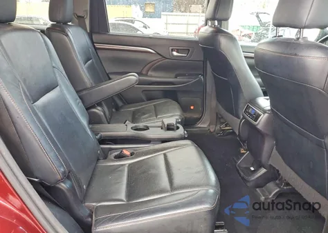 2014 Toyota Highlander Limited z USA, uszkodzony, nr VIN 5TDDKRFH8ES014231